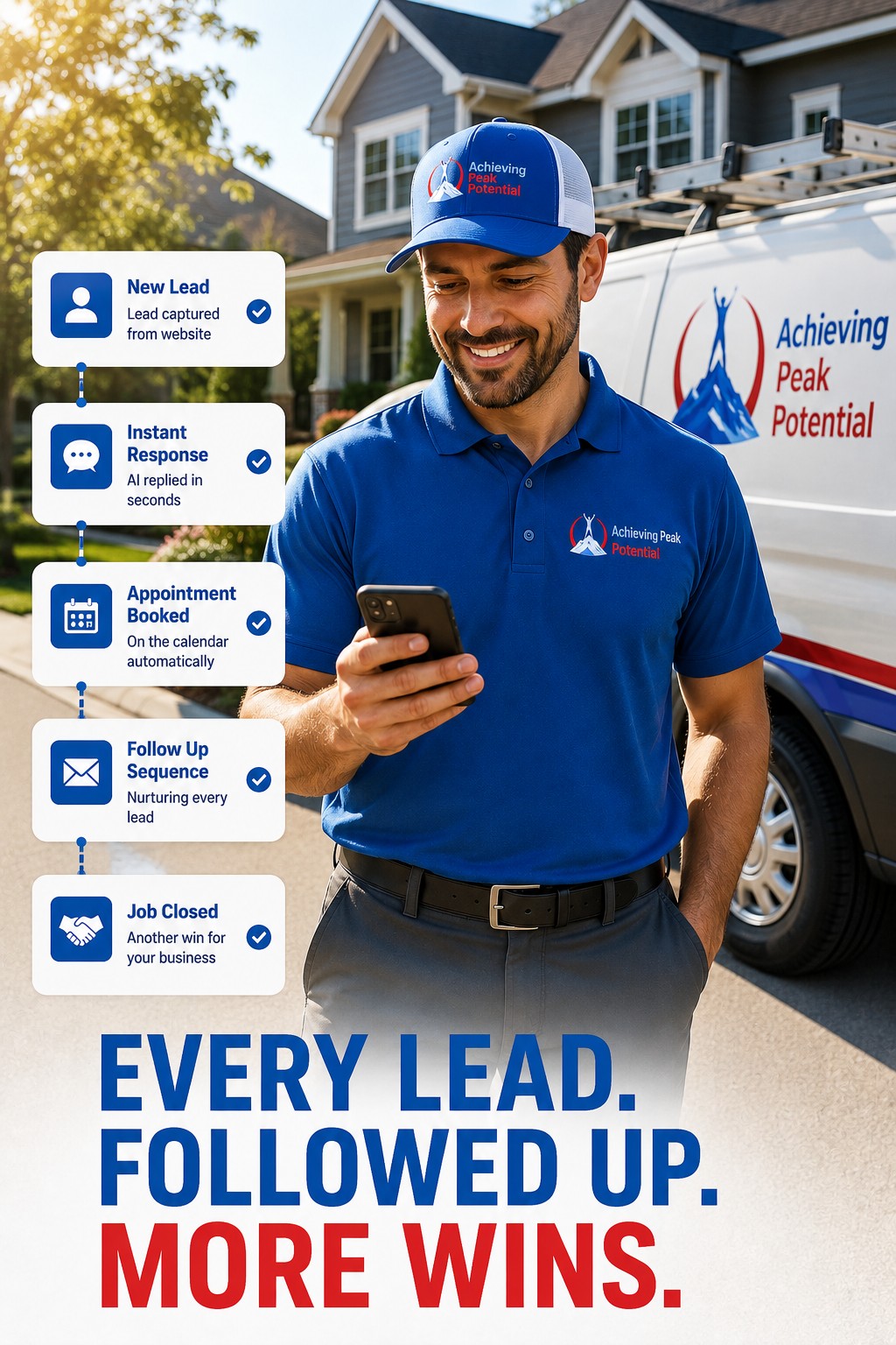 Achieving Peak Potential — every lead followed up, more jobs won
